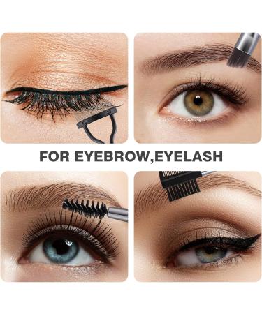 Lusofie 3Pcs Eyelash Separator Tool Eyelash Comb Eyebrow Spoolie Brush Set | Double Head Eye Brow Grooming and Makeup Tools - Buy Online on GoSupps.com