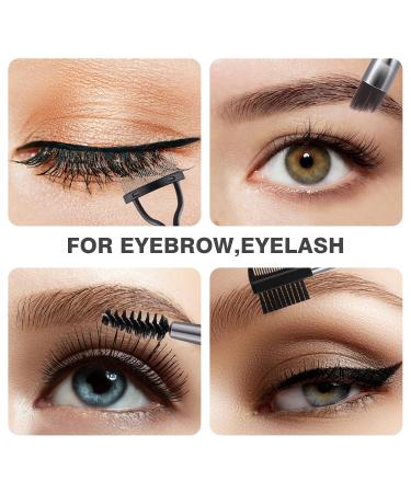 3-Piece Eyelash Separator & Eyebrow Brush Set | Eyelash Separator Comb & Spooler for Flawless Beauty - Buy Online on GoSupps.com