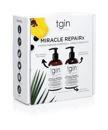 Miracle RepaiRx Shampoo & Conditioner Duo - Repair & Strengthen Damaged Hair - Thank God It's Natural - Buy Online on GoSupps.com