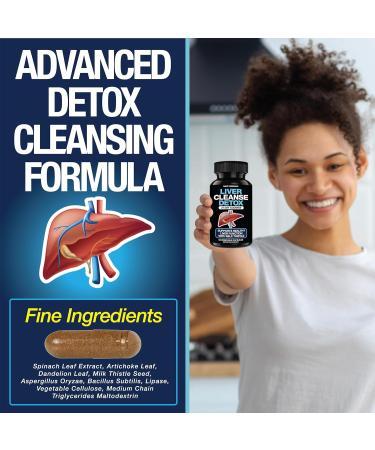 Saint Mingiano Thyroid Support Supplement 120 Capsules - with - Liver Cleanse Detox & Repair - 21 Day Cleanse - Buy Online on GoSupps.com