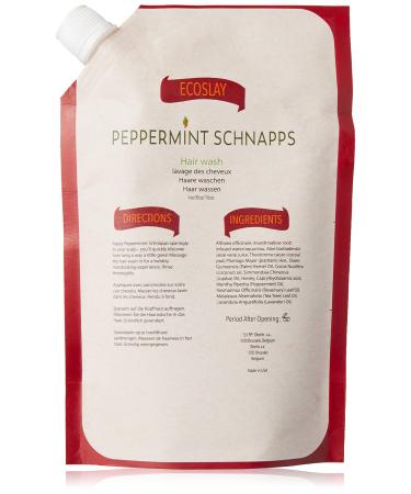 Ecoslay Peppermint Schnapps Hair Wash Moisturizing Cleanser High-porosity Cleanser African Black Soap Cleanser 8oz
