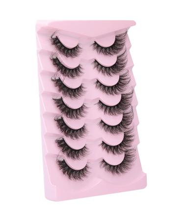 Buy 3D False Eyelashes - Natural Look Russian Cat Eye D Curl Lashes by Lvmixwig | International Shipping Available - Buy Online on GoSupps.com