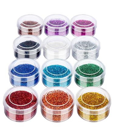 12 Pots Extra Fine Glitter FANDAMEI Acrylic Nail Glitter Fine Glitter for Arts & Crafts Cosmetic Glitter Powder for Face Body Eye Hair Nail Art Lips Card Making Crafting Scrapbooking Bright - Buy Online on GoSupps.com
