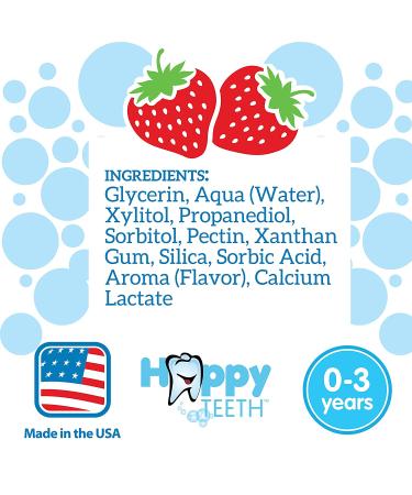 Dr. Brown's Baby Toothpaste  Strawberry Flavor Toddlers and Kids Love  Fluoride Free  Made in The USA  0-3 Years  1.4oz  3 Pack 3 Pack  Strawberry Toothpaste - Buy Online on GoSupps.com