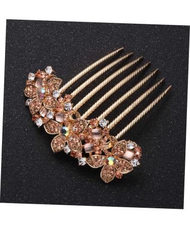 DOITOOL Rhinestone Elegant Teasing Combs for Women Hair Claw Clips for Women Crystal Bridal Hair Comb Barrettes for Women Hair Jewels for Women Dazzling Hair Comb Hair up Wedding Women's - Buy Online on GoSupps.com
