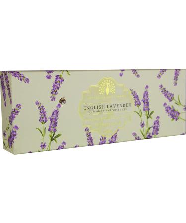The English Soap Company Gift Boxed Hand Soaps English Lavender 3 x 100g