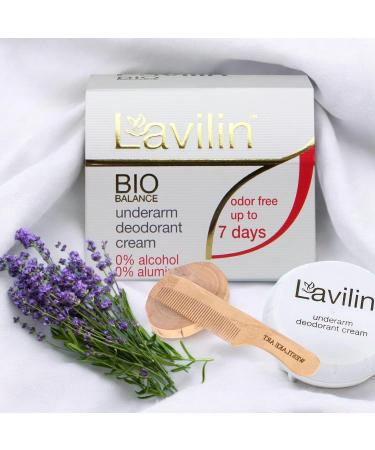 Aluminum-Free Cream Deodorant for Sensitive Skin | Long-Lasting 72-Hour Protection | Natural Ingredients | 0.44oz Lotion | Pack of 2 with Wooden Comb - Buy Online on GoSupps.com