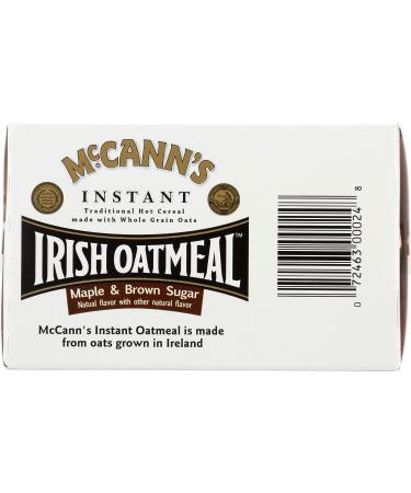 McCanns Maple & Brown Sugar Instant Irish Oatmeal 10ct 15.17oz - Pack of 1 - Buy Online on GoSupps.com