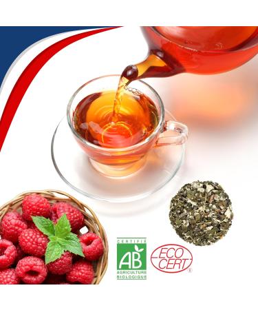  Alexandria Organic raspberry leaf herbal tea 100g - Origin: France - Infusion for late pregnancy preparation for childbirth. Tea and infusions ideal for pregnant women well-being - Buy Online on GoSupps.com