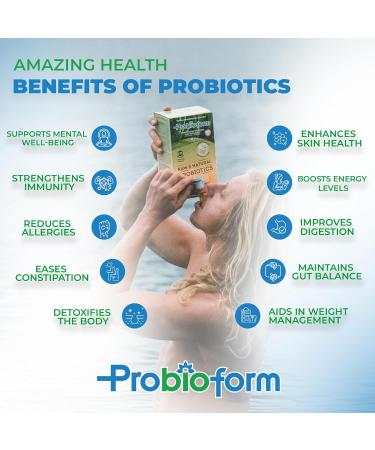 Probioform Probiotics Probio-Cultures Complex Intestinal Cleansing with Healthy Bacterial Strains Intestinal Bacteria & Improve Intestinal Flora Natural enzymes Minerals Vitamin B & Vitamin K - Buy Online on GoSupps.com