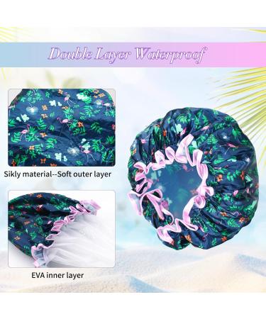 G2PLUS Large Shower Cap for Long Hair 32CM Green - Reusable Elastic Bath Cap for Women - Ideal for Spa and Home Use - Buy Online on GoSupps.com