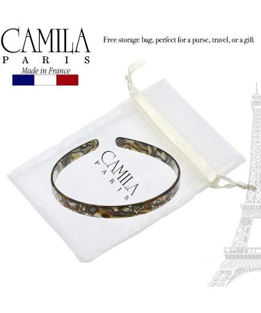 Camila Paris CP2005 Handmade Onyx French Headband for Women - Strong Hold Grip, Lightweight & Flexible - No Slip Styling Hair Accessory - Made in France (Medium, Pack of 1) - Buy Online on GoSupps.com