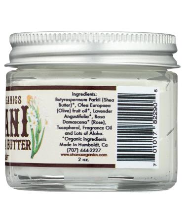 Ohana Organics Moisturizing Hawaiian Scented Whipped Shea Body Butter Cream 2 oz Leilani - Buy Online on GoSupps.com