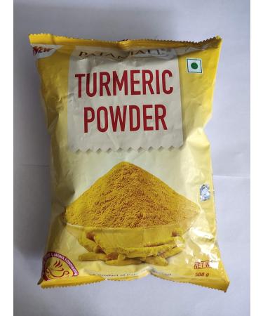 Patanjali Turmeric Powder 500gm - Pack of 1 - Buy Online on GoSupps.com