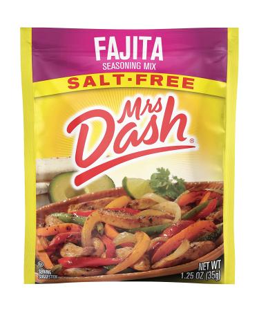 Mrs Dash Salt Free Fajita Seasoning Mix - Pack of 4 (1.25 oz Packets) - Buy Online on GoSupps.com