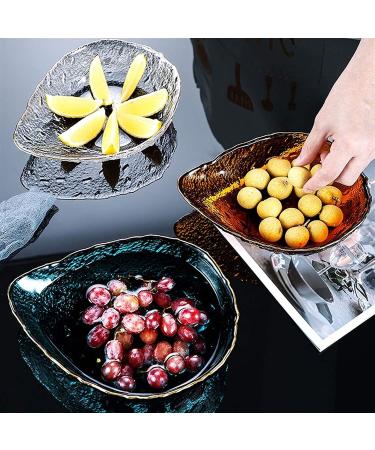 Fruit Basket Fruit Bowl Fruit Bowl Creative Water Drop Fruit Bowl Glass Fruit Plate Home Living Room Desktop Decoration Snack Plate Salad Bowl Hand Painted Gold Fruit Organizer Kitchen Organizers And - Buy Online on GoSupps.com
