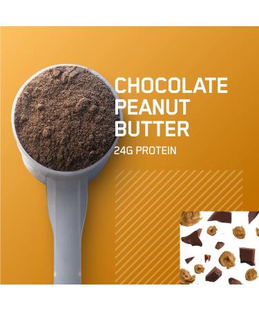 Optimum Nutrition Gold Standard 100% Micellar Casein Protein Powder - Chocolate Peanut Butter 1.87lb | Slow Digesting, Muscle Recovery, 25 Servings - Buy Online on GoSupps.com