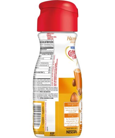 Coffee Mate Hazelnut Liquid Creamer 16 oz - 6 Count | Rich & Creamy Flavor - Buy Online on GoSupps.com