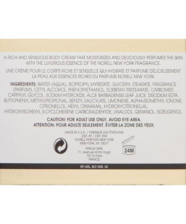 Norell New York Body Cream 6.7 oz - Luxurious Hydrating Moisturizer for Radiant Skin | International Shipping Available - Buy Online on GoSupps.com