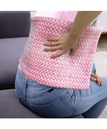 GOQOTOMO Fast-Heating Electric Heating Pad - Pain & Cramps Relief, 12 Heat Levels, 8 Timers, Machine Washable - PW01 Pink - Buy Online on GoSupps.com