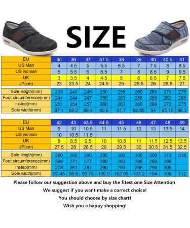 LGZY Extra Wide Diabetic Shoes for Men - Orthopedic, Adjustable, Lightweight Walking Shoes for Diabetic Edema, Plantar Fasciitis, Bunions, Arthritis - Size 44.5 EU - Buy Online on GoSupps.com