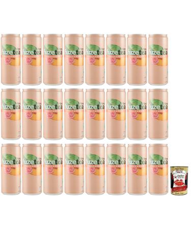 Italian Gourmet E.R. Fuze Tea Pesca Pack of 24 disposable tins of 330ml + 400g