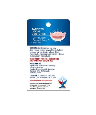 Acryline Advanced Denture Reliner - Tighten & Refit Upper & Lower Dentures - Buy Online on GoSupps.com