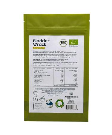 Buy Algalicious Bio Blasenang Flakes | 50g | Vegan & Gluten-Free Fucus Vesiculosus | Rich in Iodine Omega 3 & 6 | International Shipping - Buy Online on GoSupps.com