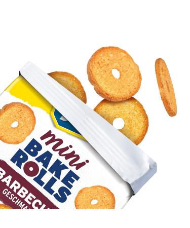 TUC Mini Bake Rolls Barbecue - Crispy Snack Chips (8 x 150g) | Bulk Pack Bread Chips for International Shipping - Buy Online on GoSupps.com