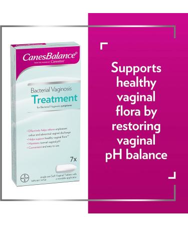 CanesBalance Bacterial Vaginosis Treatment For BV Symptoms - BV Treatment For Women Relieves Vaginal Odor Maintains Normal Vaginal pH Supports Vaginal Health 7 Soft Vaginal Tablets With Applicator - Buy Online on GoSupps.com