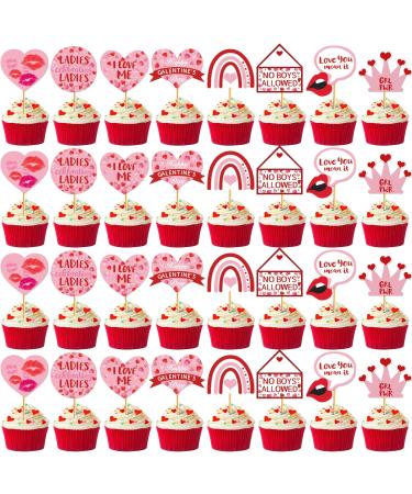 Galent Cupcake Topper Galent Decorations Grocery & Gourmet Food Pantry Staples Cooking & Baking Frosting Icing & Decorations Cupcake Toppers
