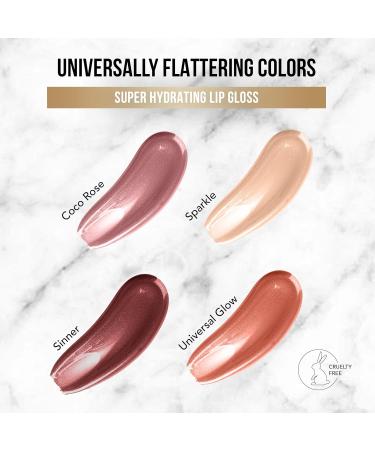 Glamazon Hydrating Lip Gloss - Sinner | Instant Hydration & Shine | Non-Sticky International Shipping Available - Buy Online on GoSupps.com
