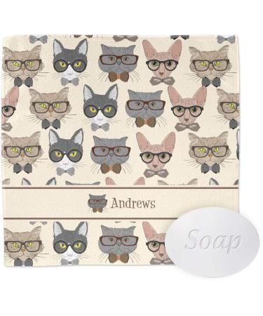 YouCustomizeIt Personalized Hipster Cats Washcloth