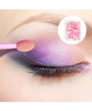MUSISALY 100pcs Double Ended Eyeshadow Brush Eye Shadow Applicator Eye Makeup Plastic - Buy Online on GoSupps.com