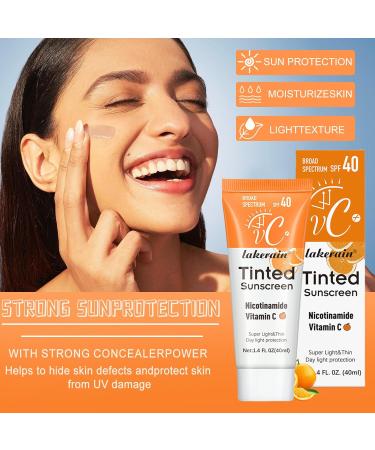 Dongcill Vitamin C Sunscreen Sun Protection & Care Ultra Lotion SPF 40 Protects and corrects sun damage For face & neck For all skin types 40 ml - Buy Online on GoSupps.com