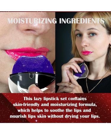 DAGEDA Lazy Lipstick: 3 Colors Magic Pearl, Long-Lasting Waterproof Formula for Lazy People - Color A - Buy Online on GoSupps.com