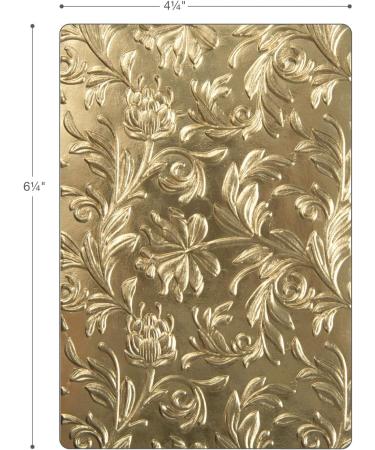 Sizzix 3-D Texture Fades Botanical Embossing Folder - Create Stunning Floral Designs! - Buy Online on GoSupps.com