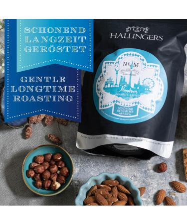 Hallingers No.M - Munich Gourmet Coffee | 500g Gently Roasted | Perfect Mother's Day & Father's Day Gift | New Home Anniversary Congratulations - Buy Online on GoSupps.com