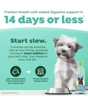 Tropiclean Breath Freshener for Dogs & Cats - Mouth Care Water Additive with Probiotics for Digestive Support | Fight Plaque & Tartar - 473 ml (1 Pack) - Buy Online on GoSupps.com