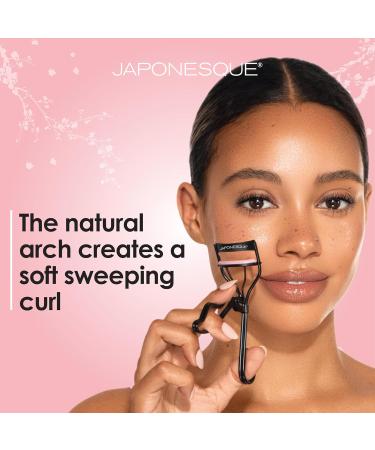 JAPONESQUE Professional Volumizing Lash Curler - Perfect for Natural & False Lashes | Lasts Up to 8 Hours | Includes Refill Pad - Buy Online on GoSupps.com