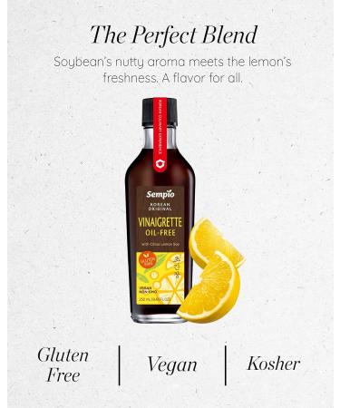 Sempio Oil-Free Vinaigrette with Citrus Lemon Soy (8.5fl oz) - Multi-Purpose Zesty Dressing for Salad Dipping & More. Authentic Korean Sauce. Vegan Non-GMO Reduced Salt - Buy Online on GoSupps.com