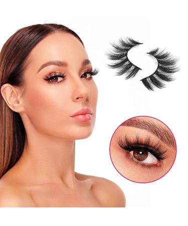 DYSILK 30 Pairs 6D Fluffy Faux Mink False Eyelashes - Reusable & Soft, 10 Styles Mixed for a Natural Look - Black - Buy Online on GoSupps.com