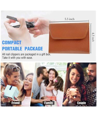 UNbit Nail Clipper 6 in 1 Nail Cutter Professional Stainless Steel Scissors Grooming Kit Art Cuticle Utility Tools Nail Clipper Manicure Set(Color:Schwarz) - Buy Online on GoSupps.com