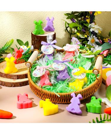 Easter Soap Bar Gift Set - 32 Handmade Soaps (Bunny & Eggs) | Bulk Party Favors & Basket Stuffers | Perfect for Guests & Bathrooms - Buy Online on GoSupps.com