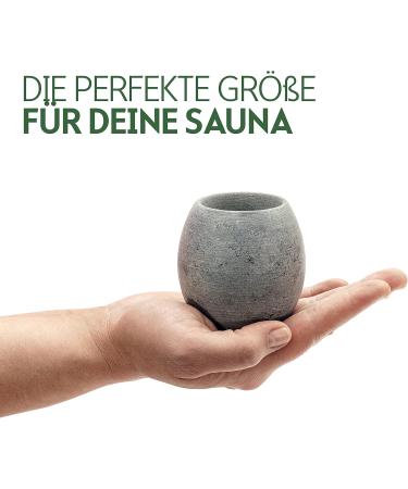 Cozynature Natural Bacon Sauna Egg | 7x6.5 cm | Premium Sauna Accessory | Heat-Resistant Aroma for Relaxing Infusions | Handcrafted | Compatible with Menthol Crystals & Sauna Oil | Gray Bacon Stone - Buy Online on GoSupps.com
