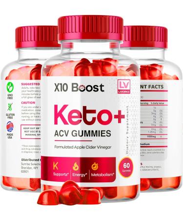 Buy X10 Boost Keto ACV Gummies - 120 Count (2 Pack) for 60 Days - Advanced Weight Loss & Energy Support - Buy Online on GoSupps.com