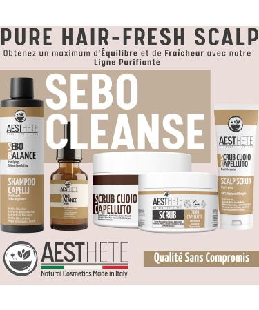 Oily Hair Shampoo and Anti-Dandruff Oily With Glycolic Acid Rosemary and Zinc Purifying Shampoo For Men and Women For Curly Straight Hair Anti-Itch Sebum Regulator 250ml - Buy Online on GoSupps.com