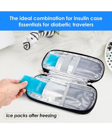 Youshares TSA Cooling Pack for Insulin - 4-Piece Mini Cooling Pack for Diabetics Travel Bag - Perfect for Medication Storage & Travel - Buy Online on GoSupps.com