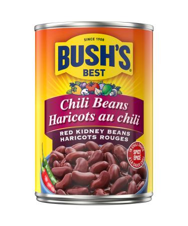 Bush's Best Dark Red Kidney Beans in Spicy Chili Sauce
