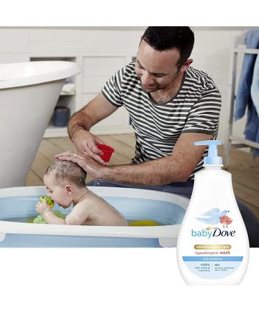 Baby Dove Sensitive Skin Care Baby Wash - Rich Moisture, Tear-Free & Hypoallergenic (20 oz) - Buy Online on GoSupps.com